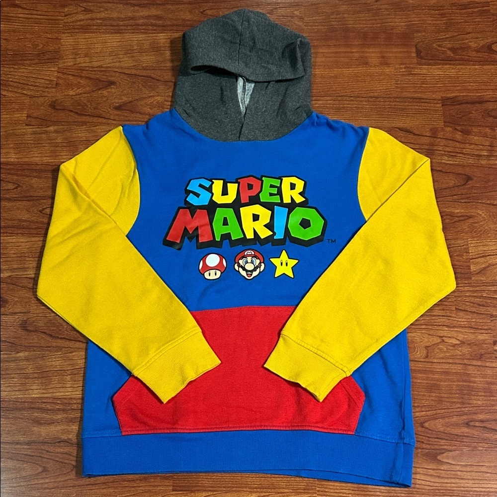 Nintendo Super Mario Kid Hoodie Large